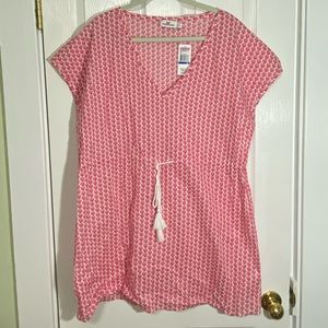 🍭VINEYARD VINES Pink Scallop Shell Summer Dress